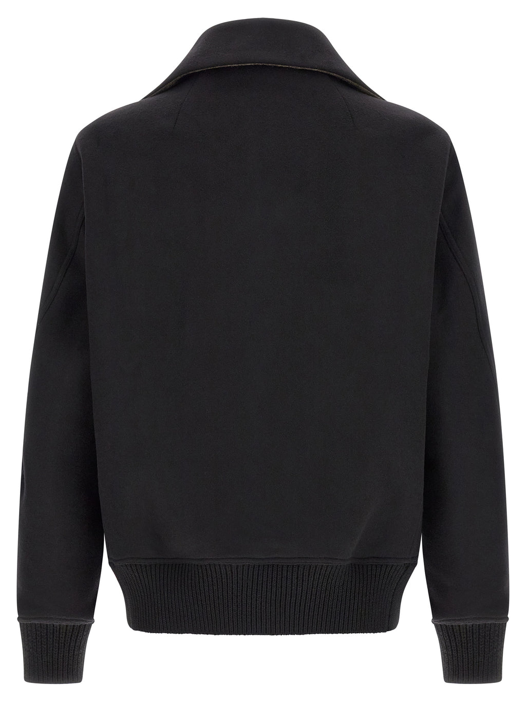 Rick Owens Black Virgin Wool Bomber
