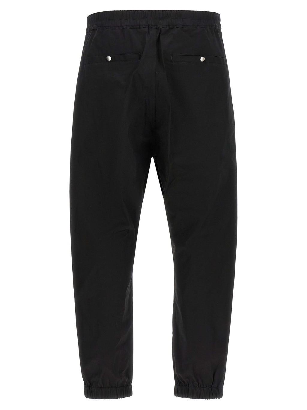 Rick Owens Black Cotton Joggers (Workout Pants)