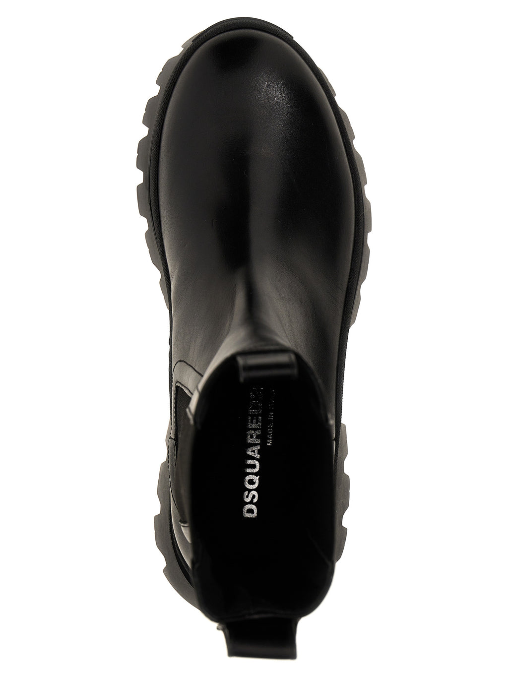 Dsquared² Black Calfskin Ankle Boots