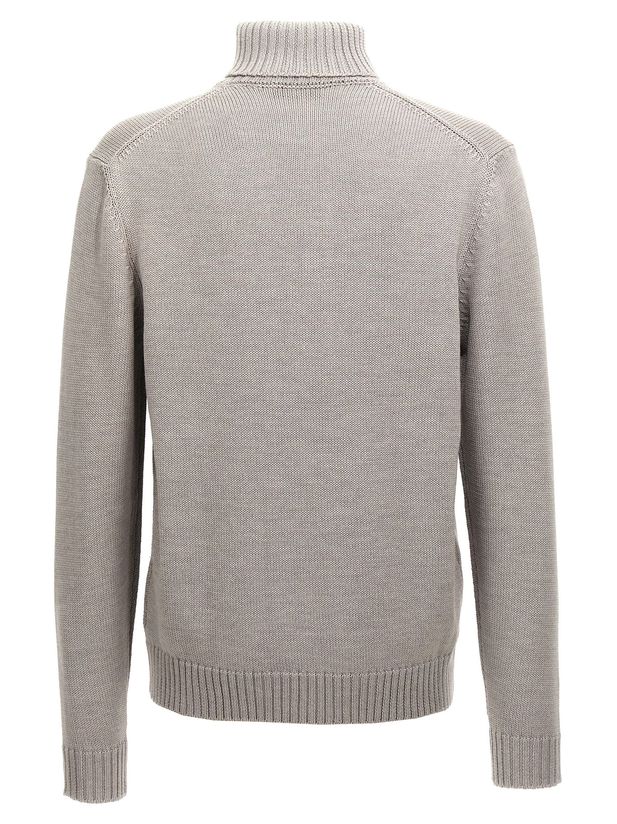 ZANONE Gray Virgin Wool Cardigan