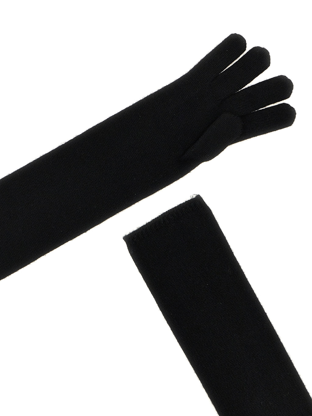 Max Mara Black Cashmere Gloves