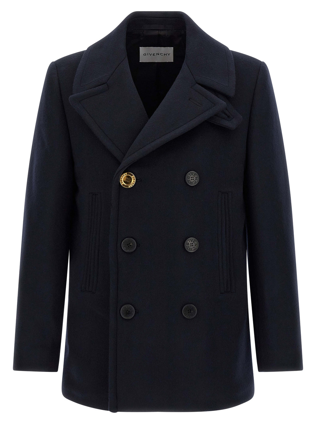 Givenchy Blue Wool Coat
