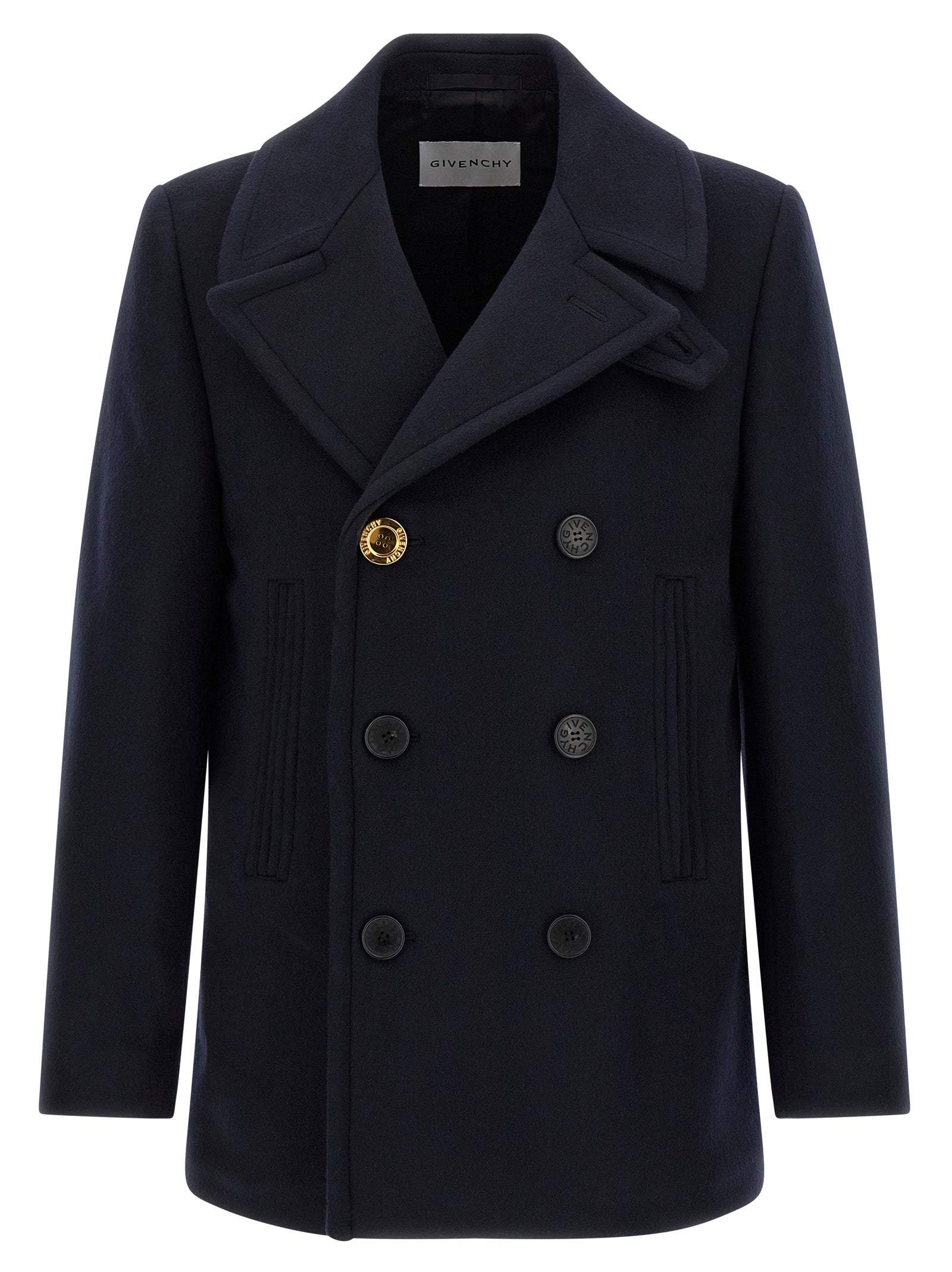 Givenchy Blue Wool Coat