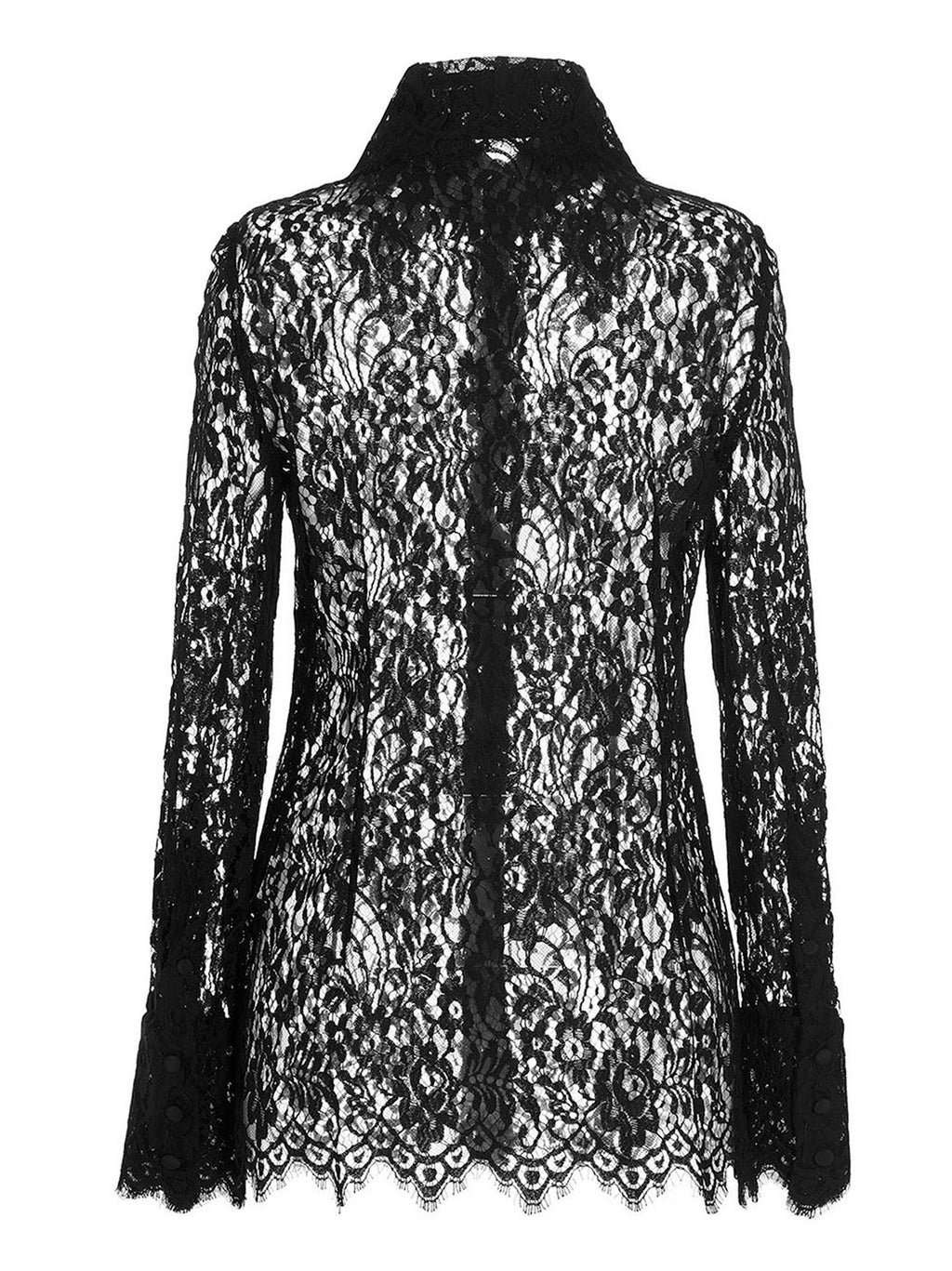 Dolce & Gabbana Black Polyamide Blouse