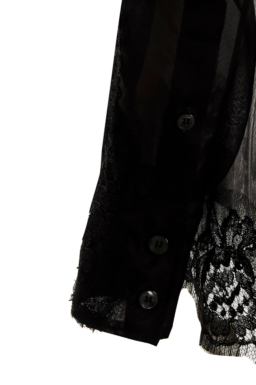 Dolce & Gabbana Black Silk Blouse