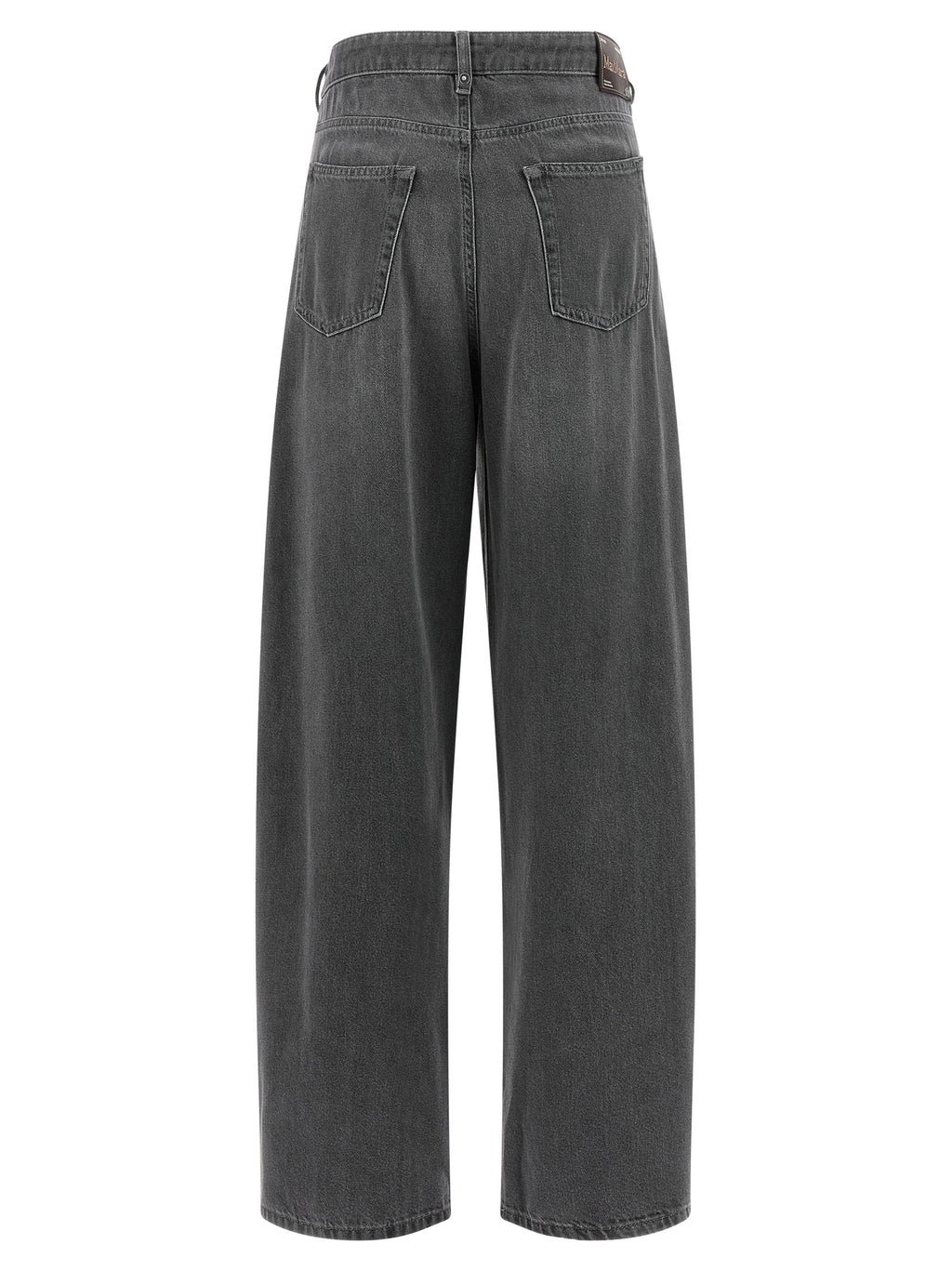 'S Max Mara Gray Cotton Cropped Jeans