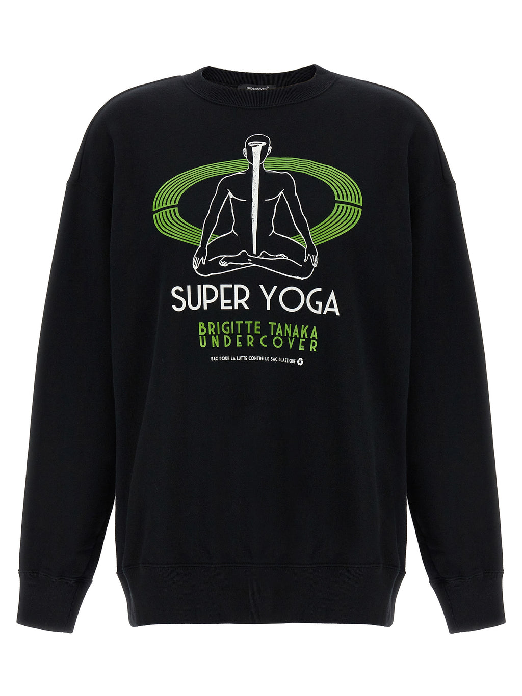 Undercover Black Cotton Sweatshirt