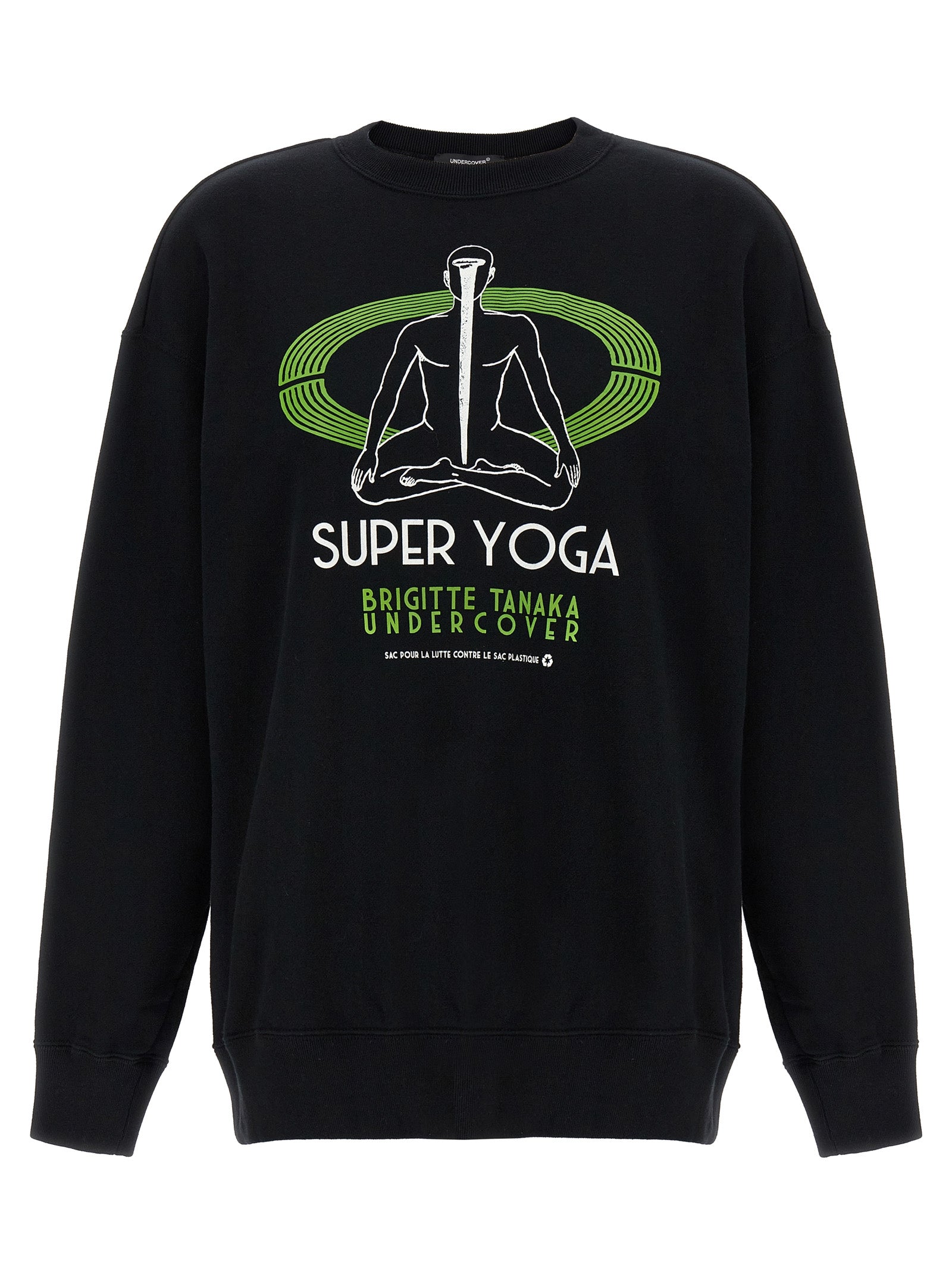 Undercover Black Cotton Sweatshirt