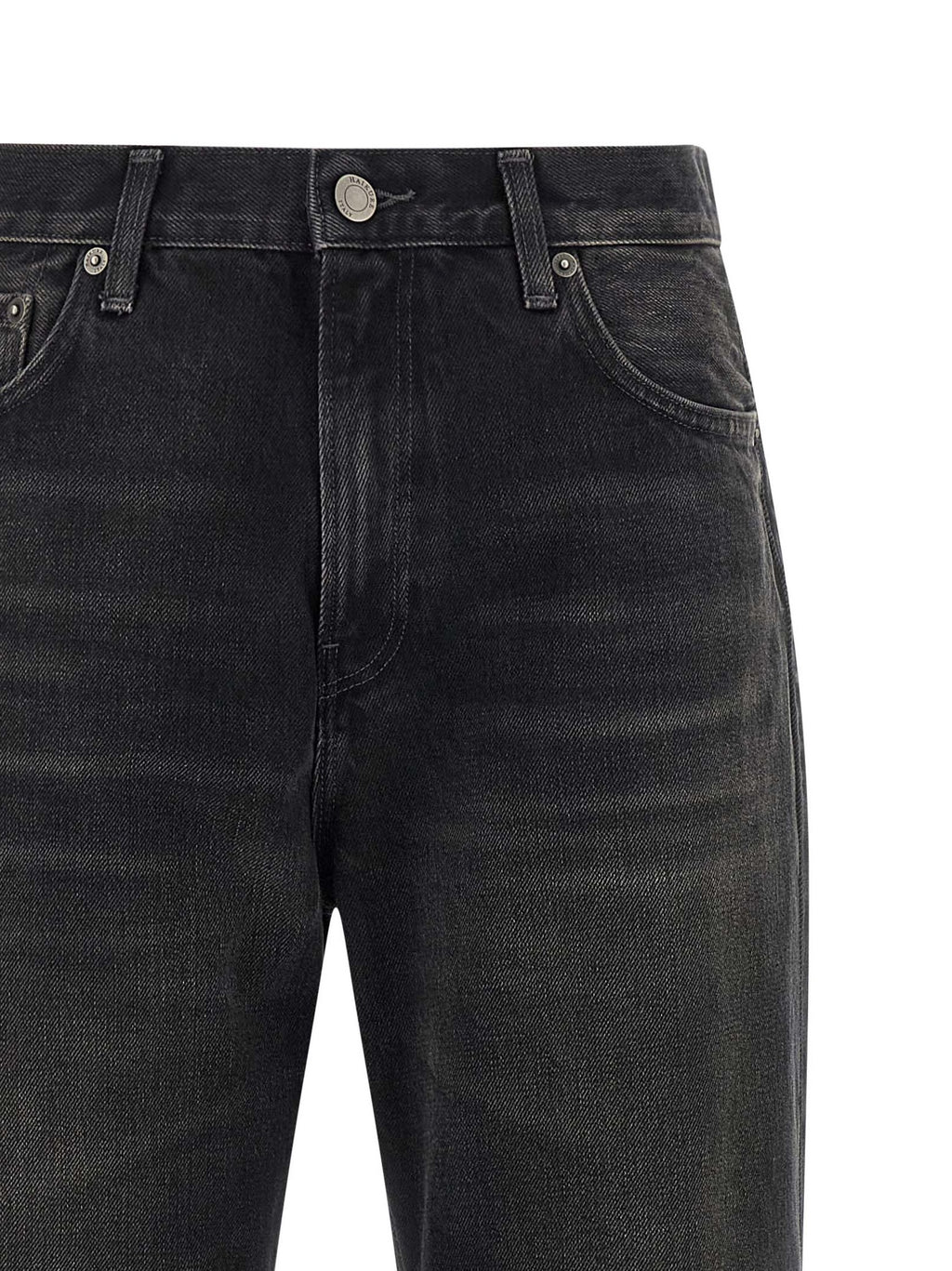 Haikure Black Cotton Flared Jeans