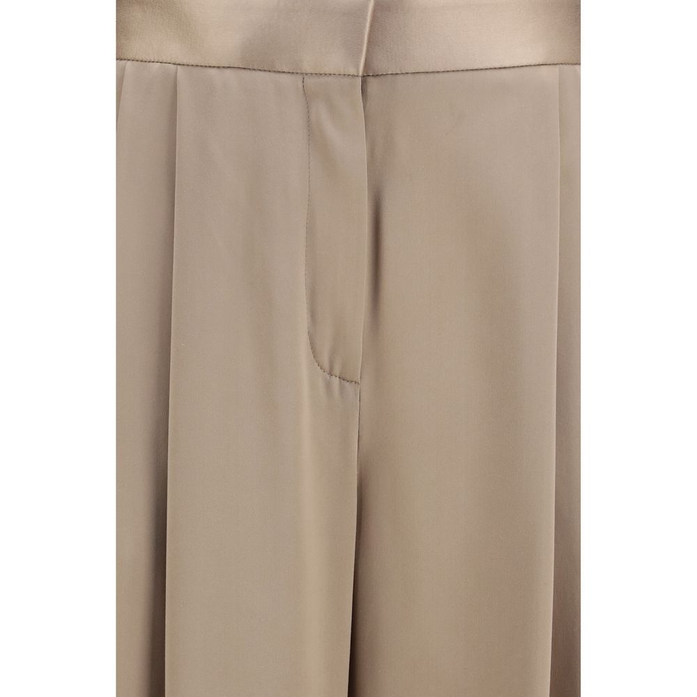 Tom Ford Beige Silk Casual Pants