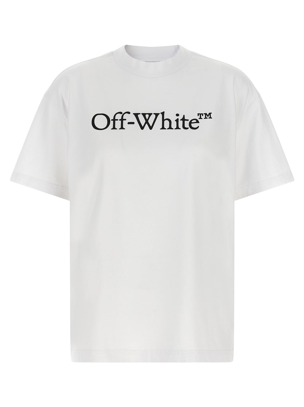 Off-White T-Shirt aus weißer Baumwolle
