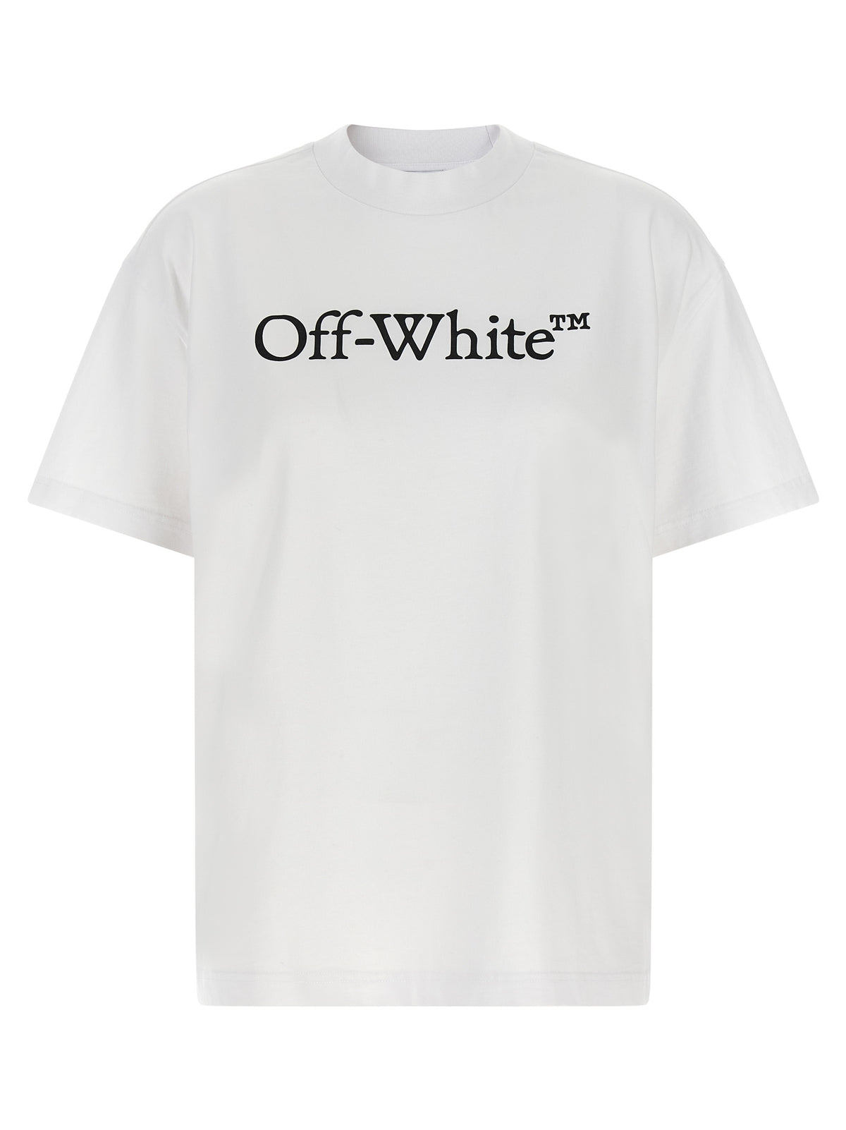 Off-White T-Shirt aus weißer Baumwolle