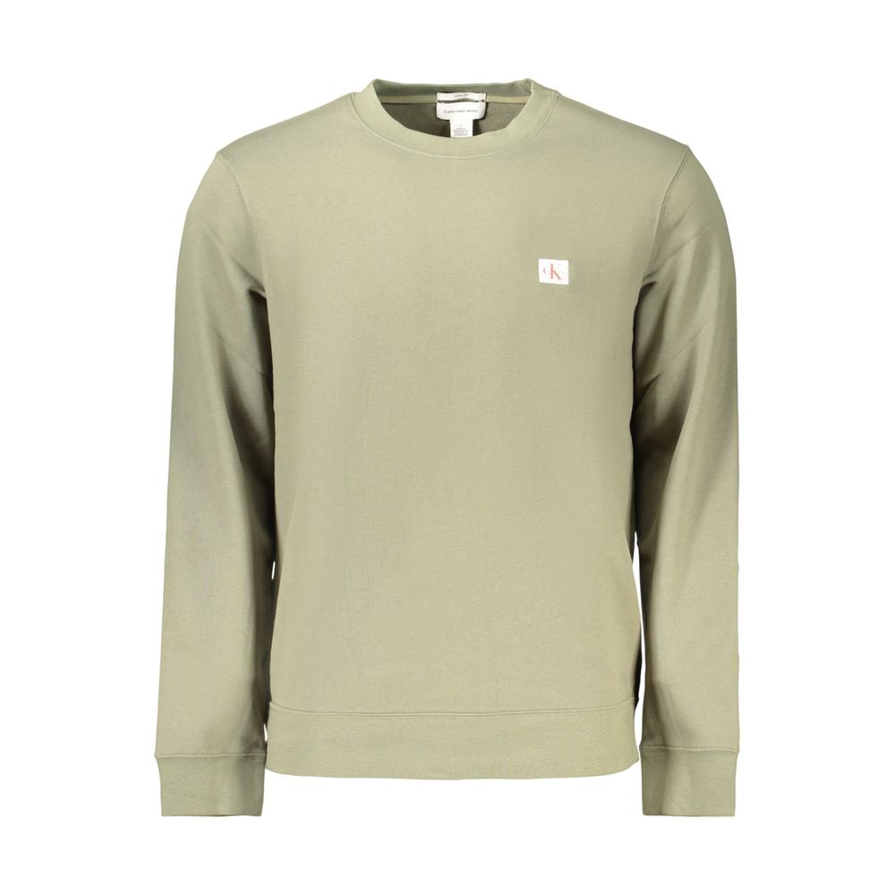 Calvin Klein Green Cotton Mens Sweatshirt