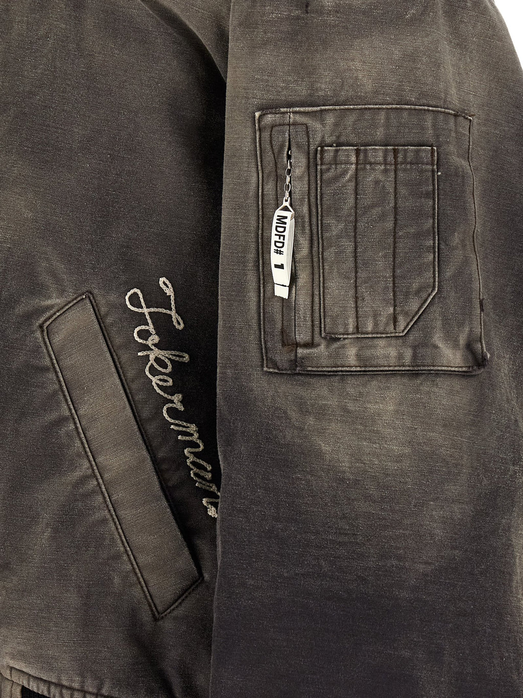 Maison Mihara Yasuhiro Black Cotton Bomber