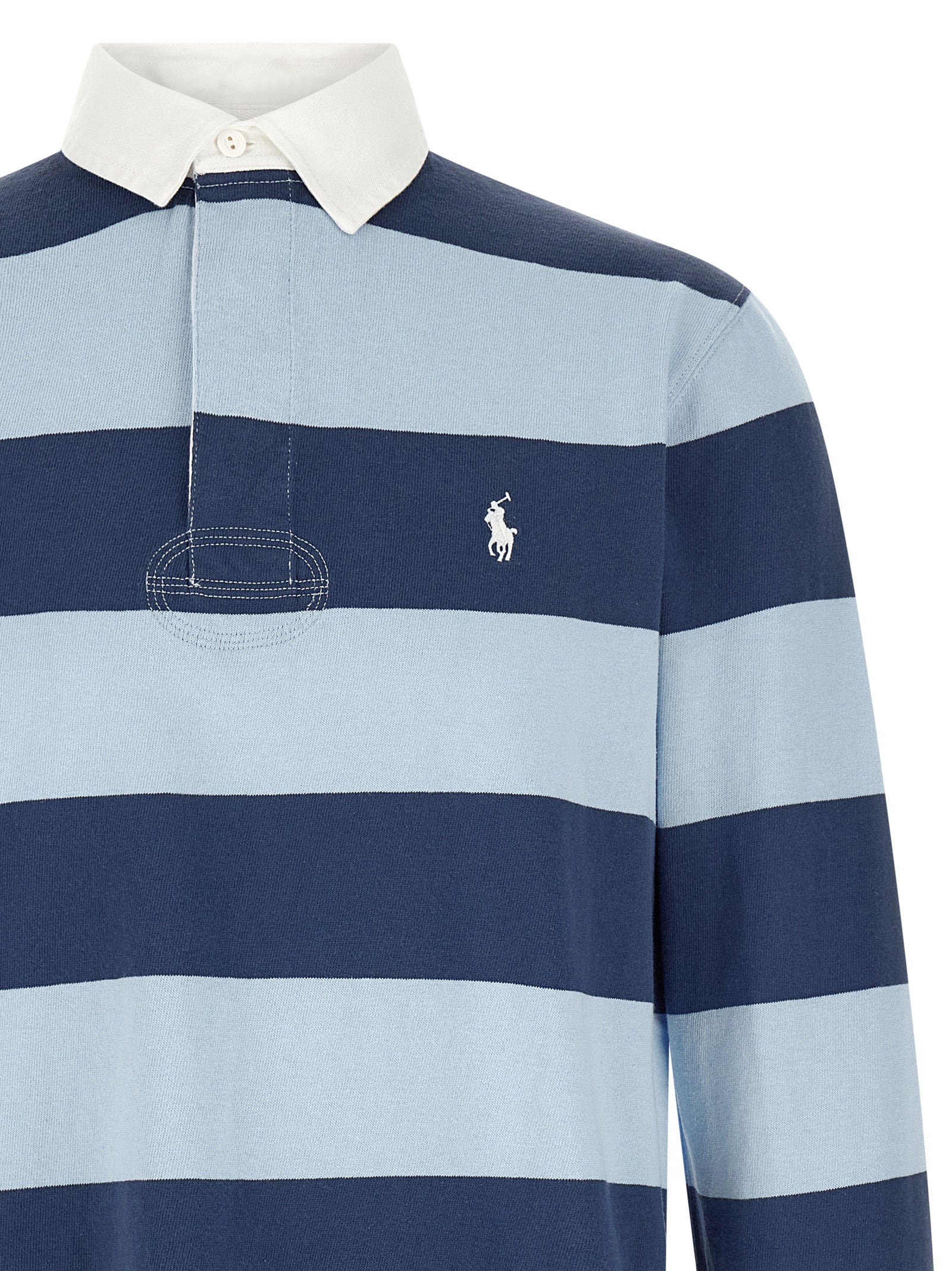 Polo Ralph Lauren Blue Cotton Polo Shirt