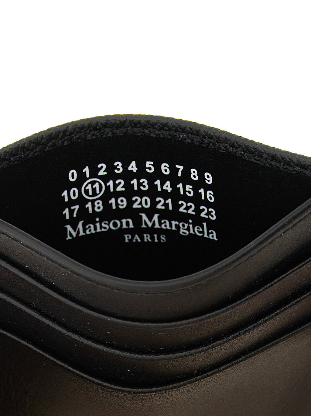 Maison Margiela Black Calfskin Cardholder
