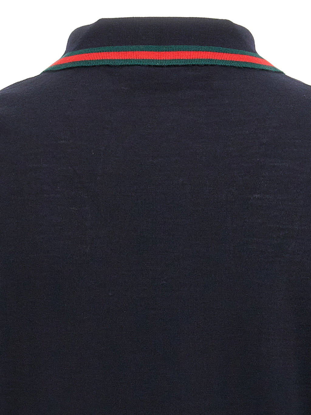Gucci Blue Wool Polo Shirt