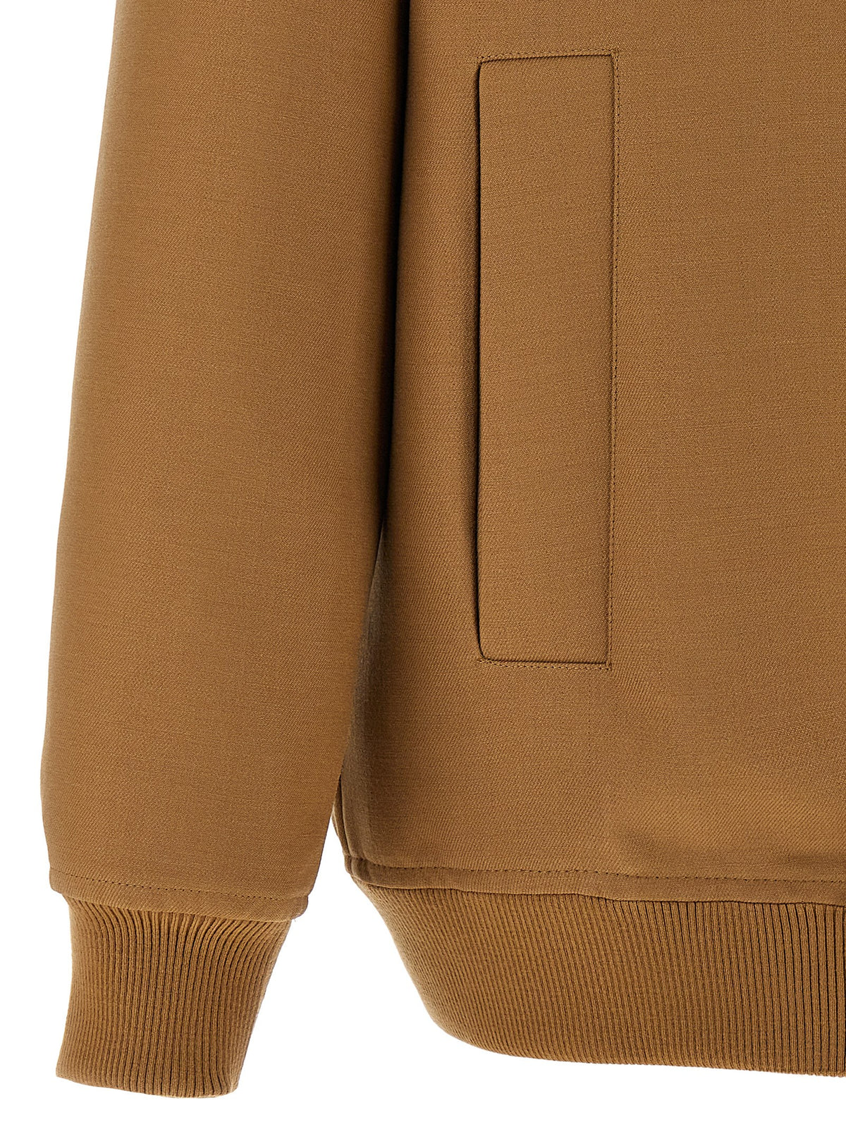 Veste longue Gucci en laine marron