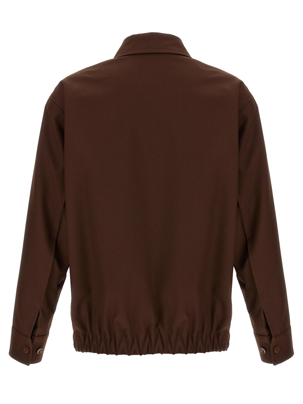 Veste longue Gucci en laine marron