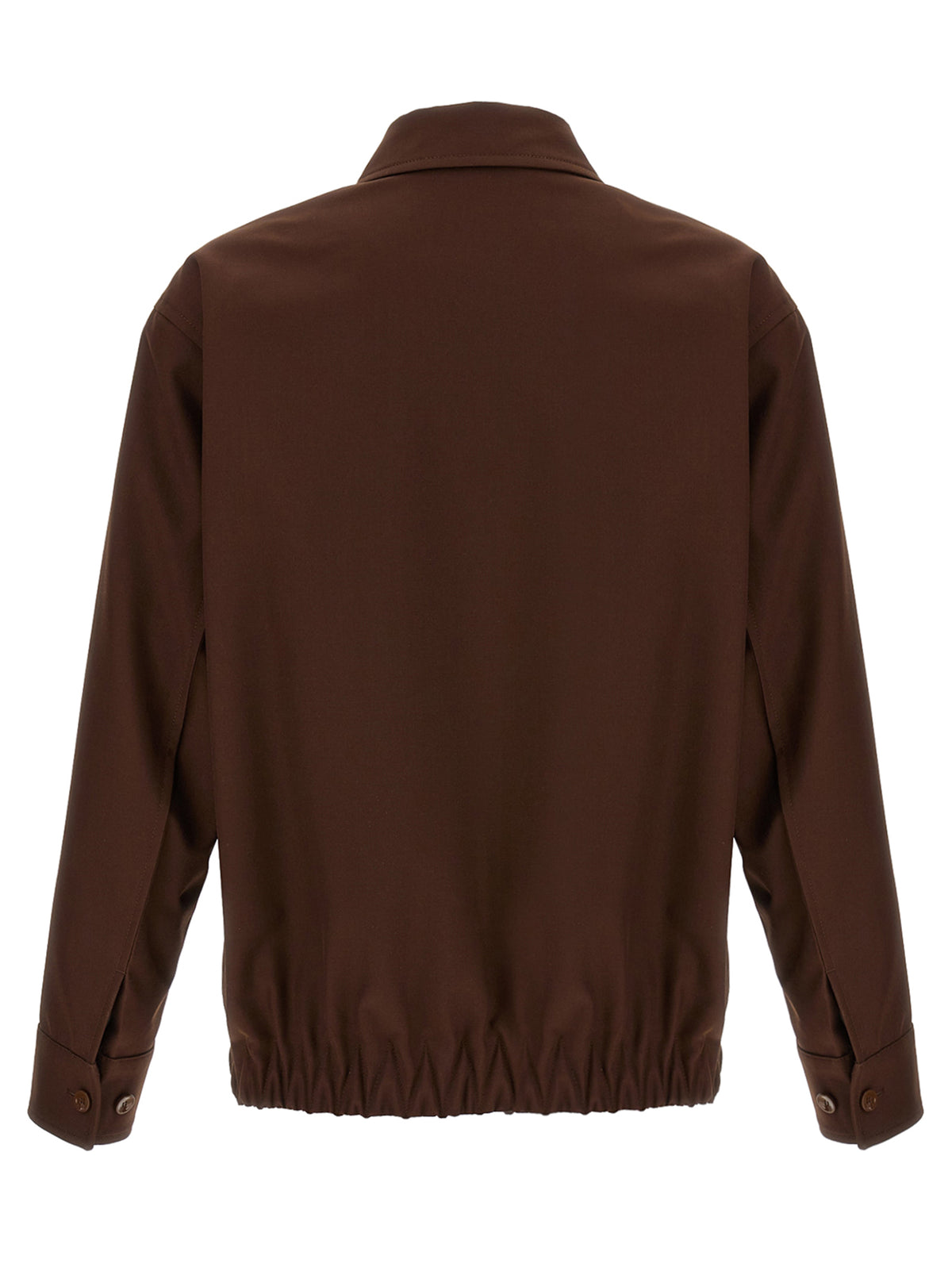 Veste longue Gucci en laine marron