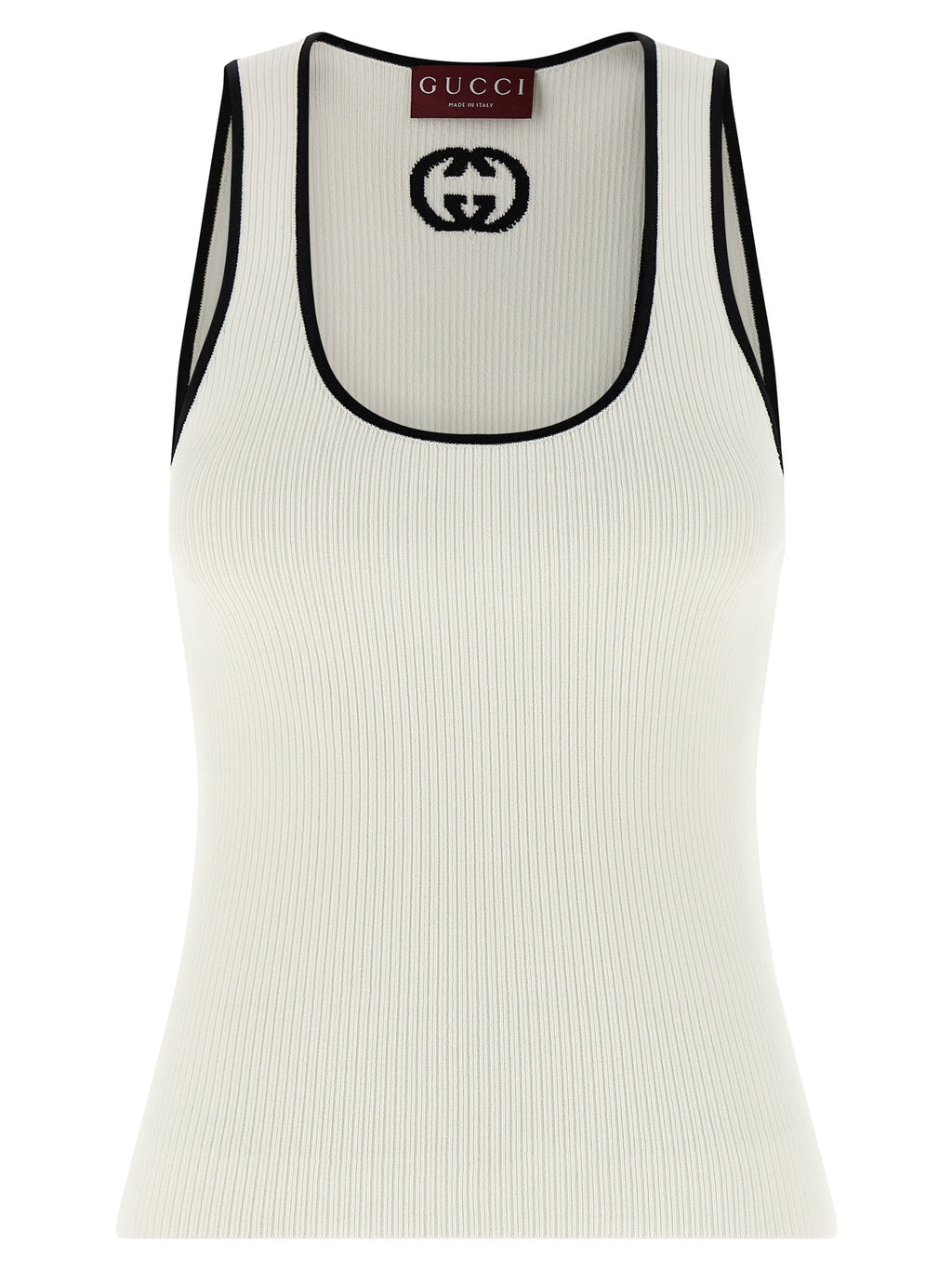 Gucci Bicolor Viscose Tank Tops