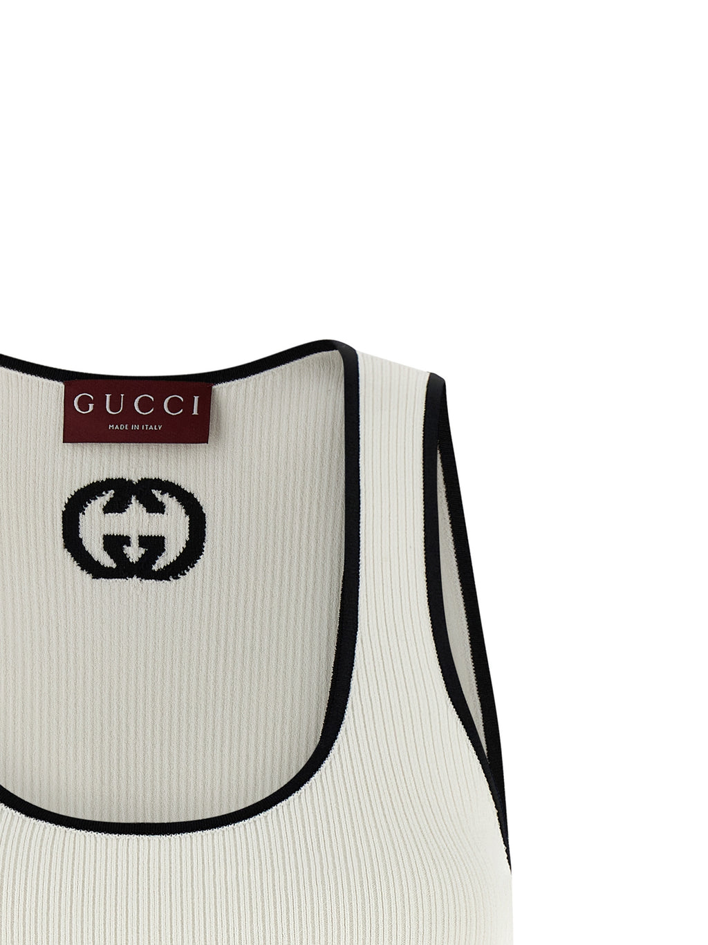 Gucci Bicolor Viscose Tank Tops