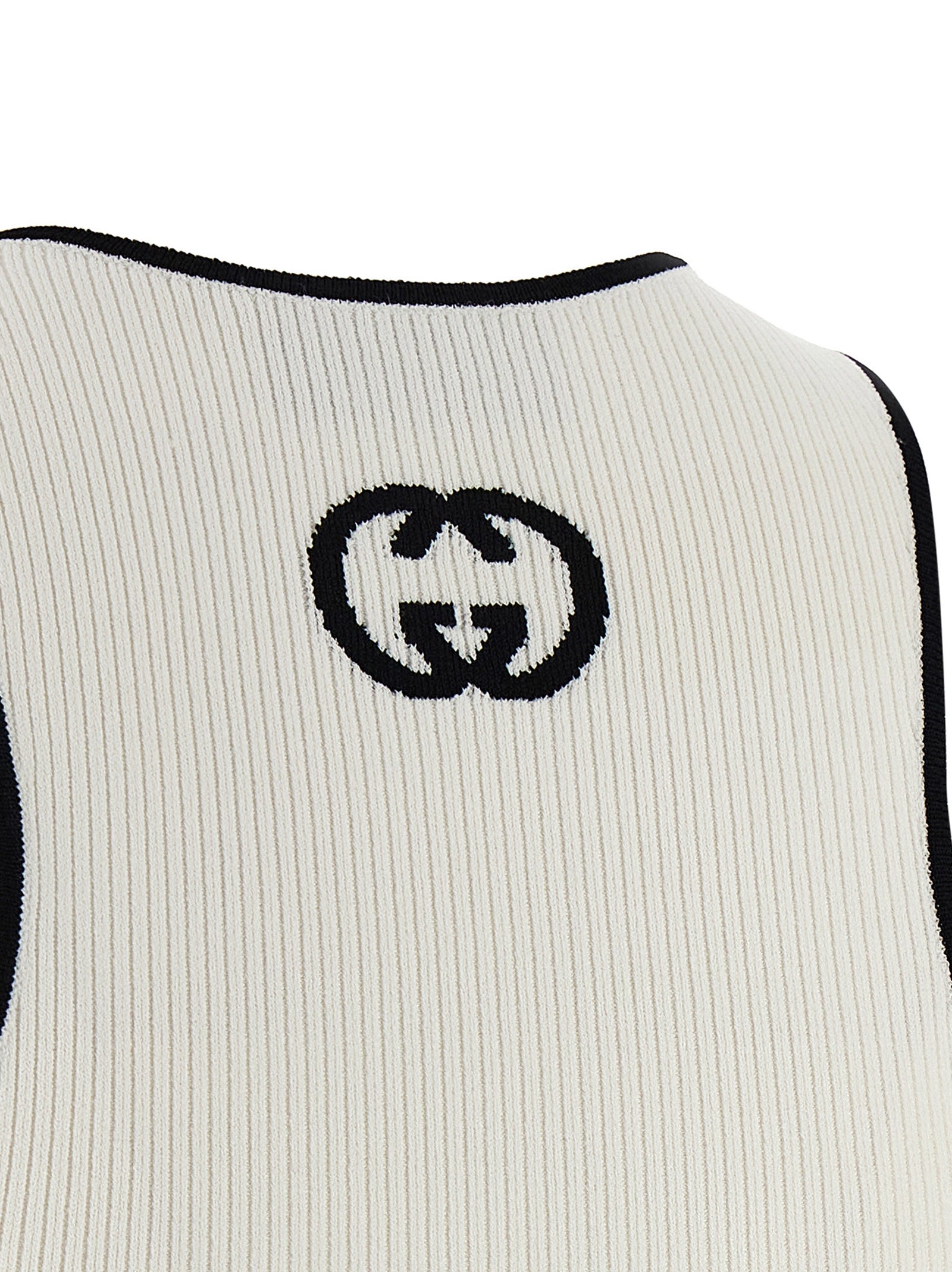Gucci Bicolor Viscose Tank Tops
