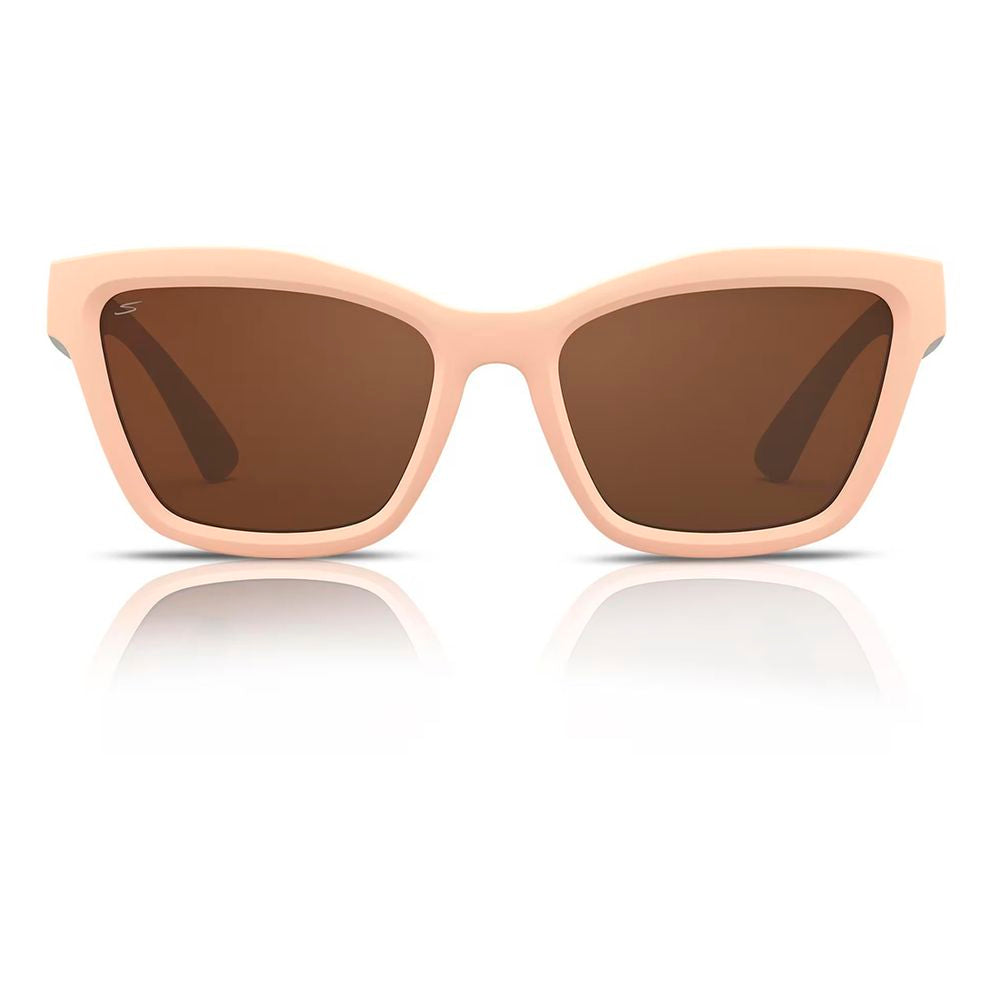 Serengeti White Plastic Sunglasses