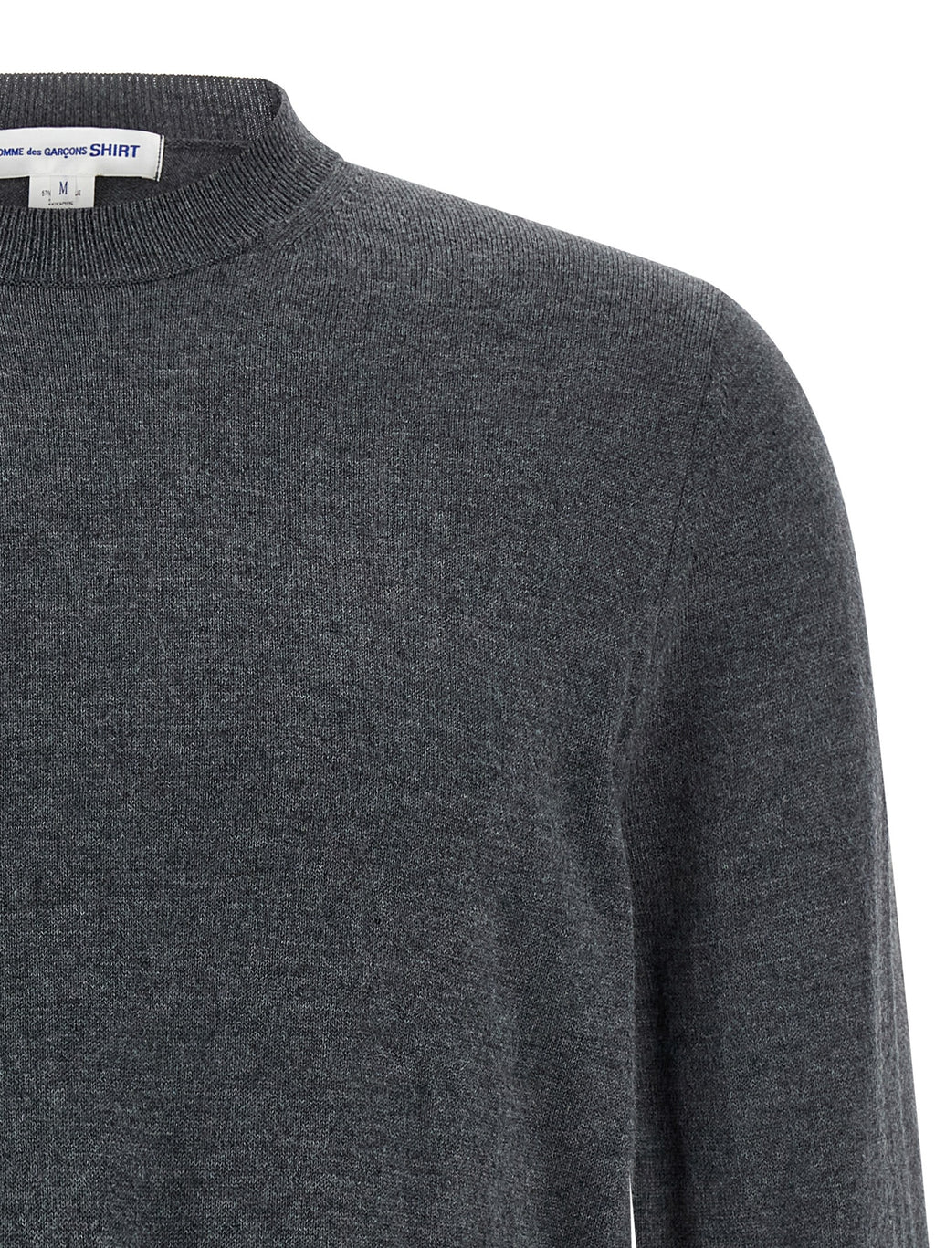 Comme Des Garçons Grauer Azetat-Cardigan