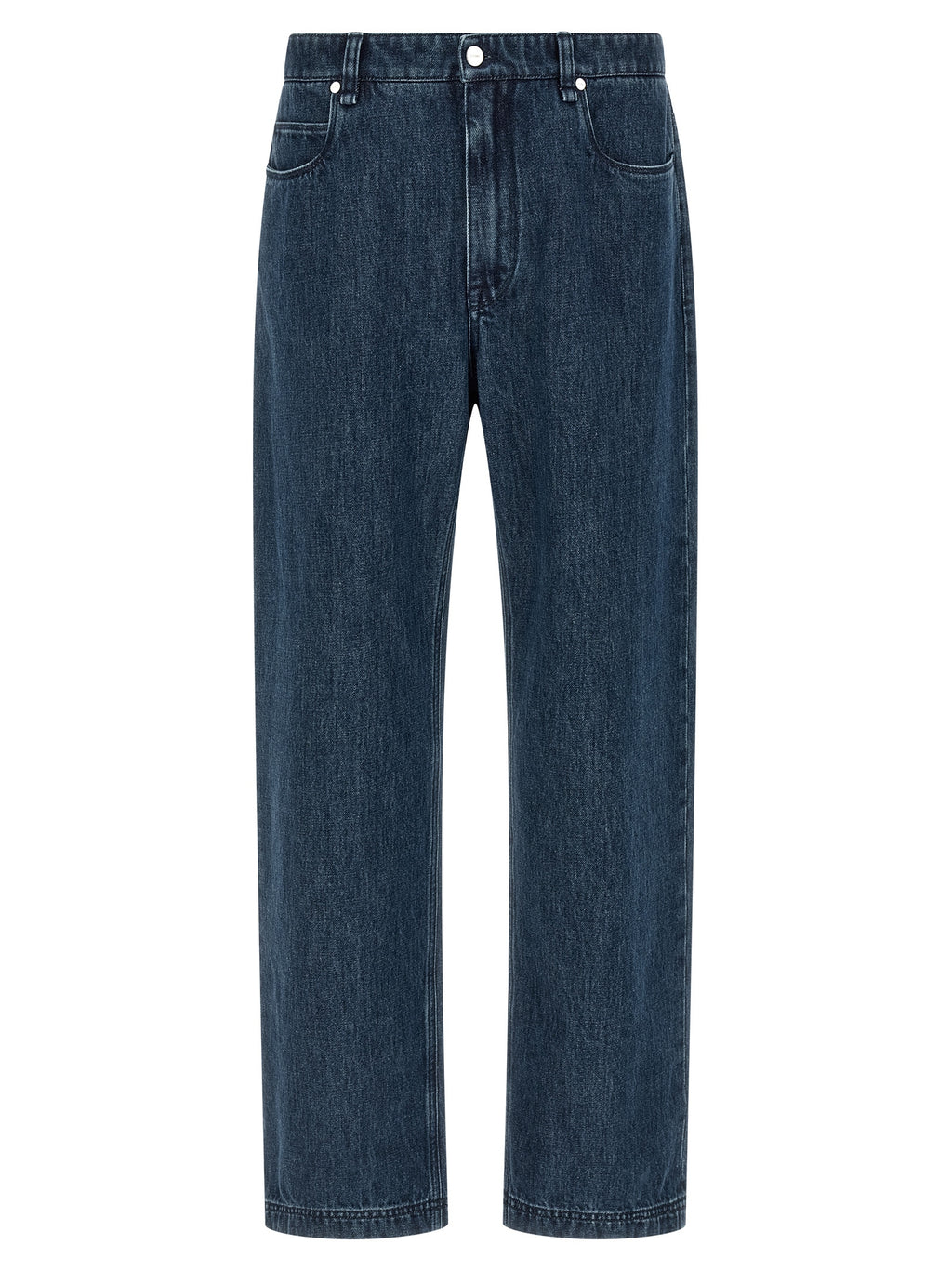 Fendi Blue Cotton Flared Jeans