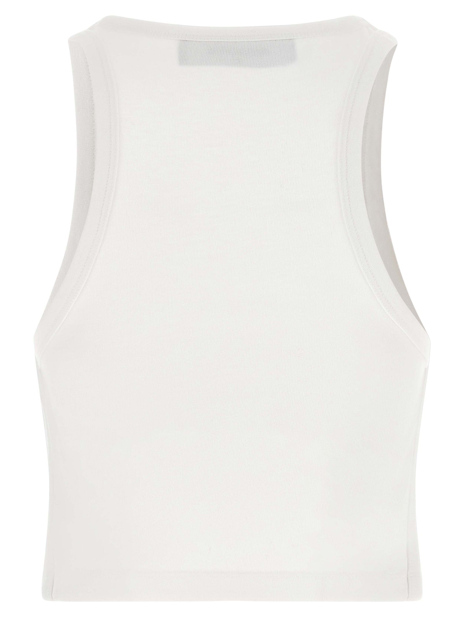 Dsquared² White Cotton Tank Tops
