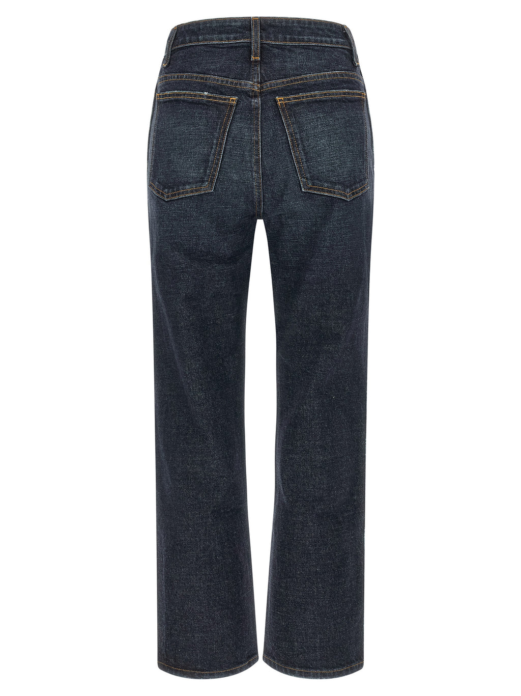 Khaite Blue Cotton Flared Jeans