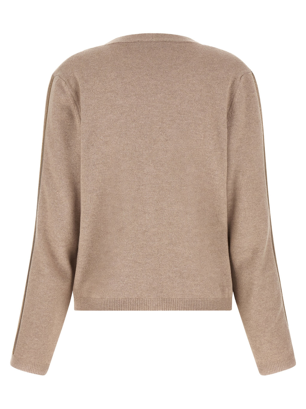 Fabiana Filippi Beige Virgin Wool Cardigan