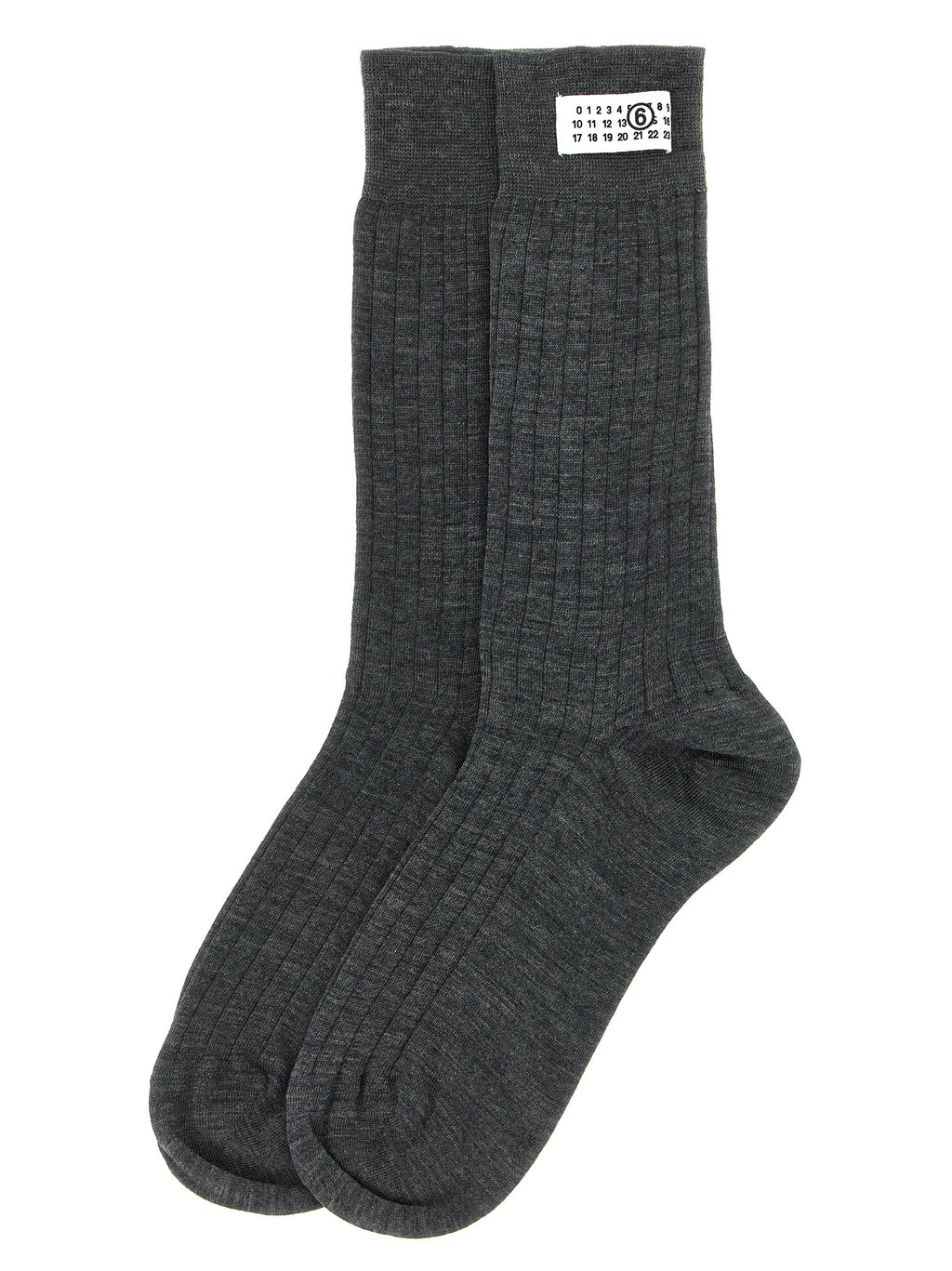 MM6 Maison Margiela Gray Wool Socks