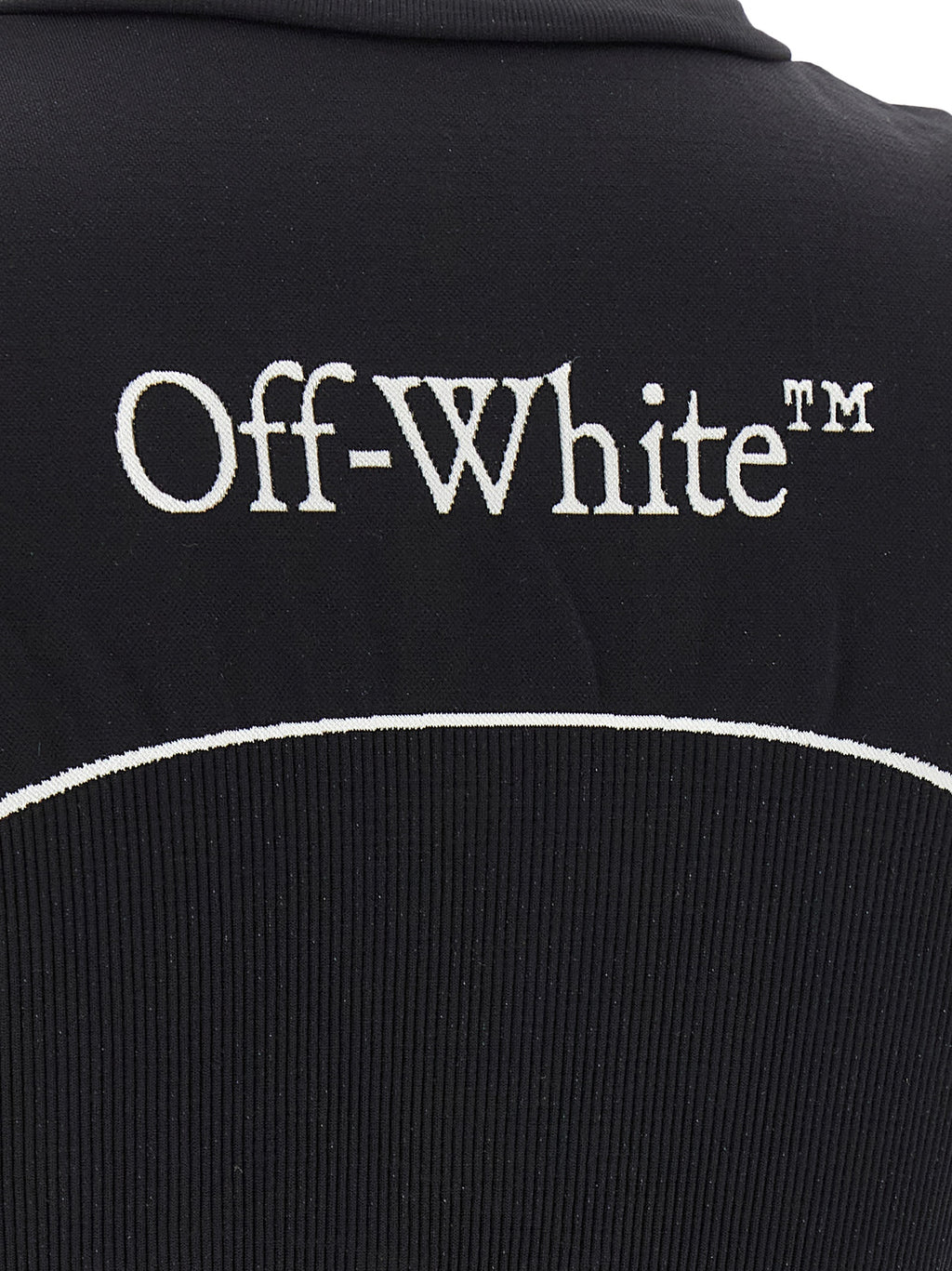 Off-White Black Polyamide Sport Bra