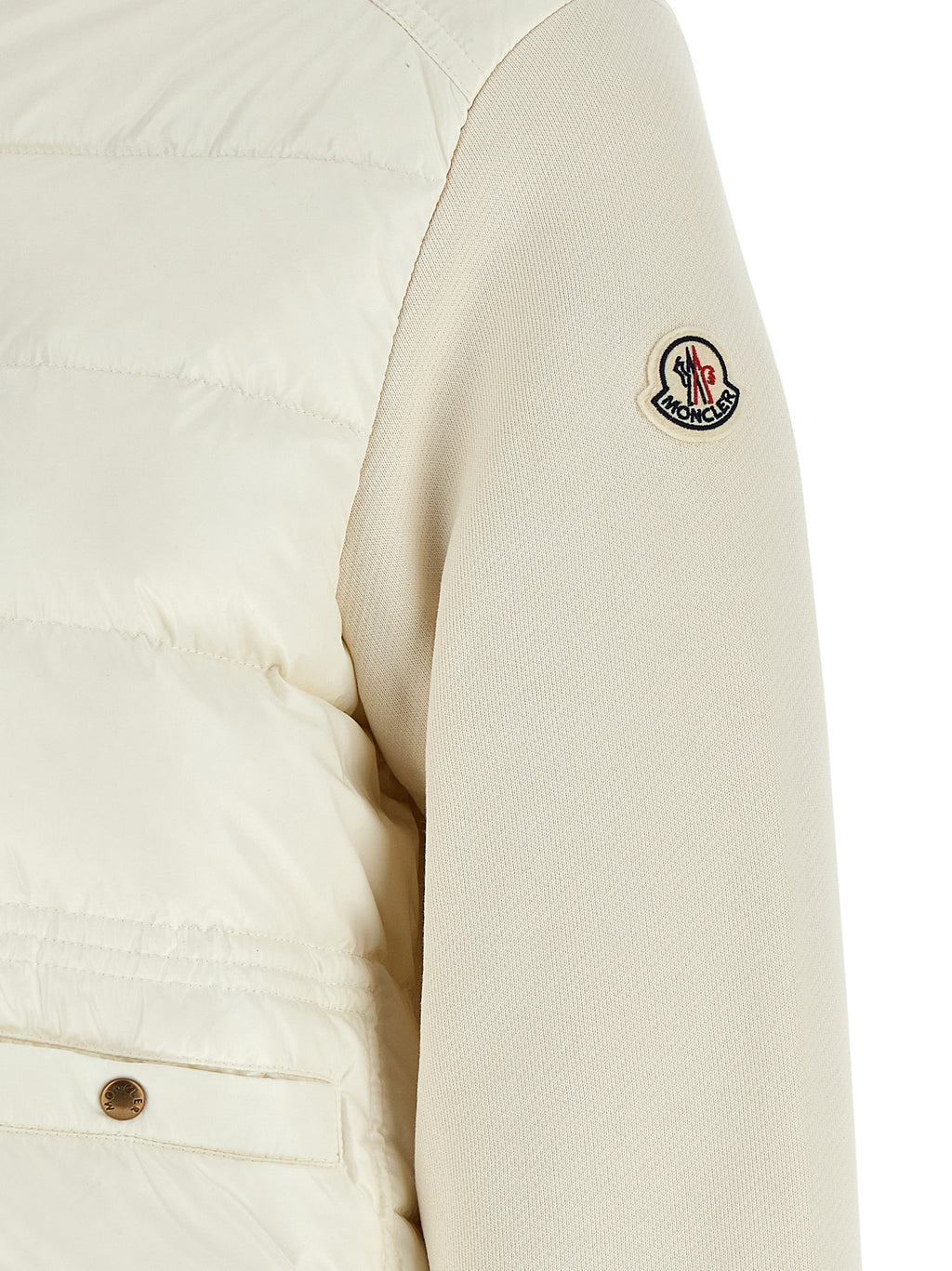 Moncler White Polyamide Cardigan