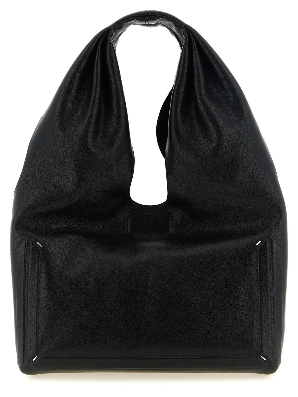 Maison Margiela Black Lamb Leather Shoulder Bag
