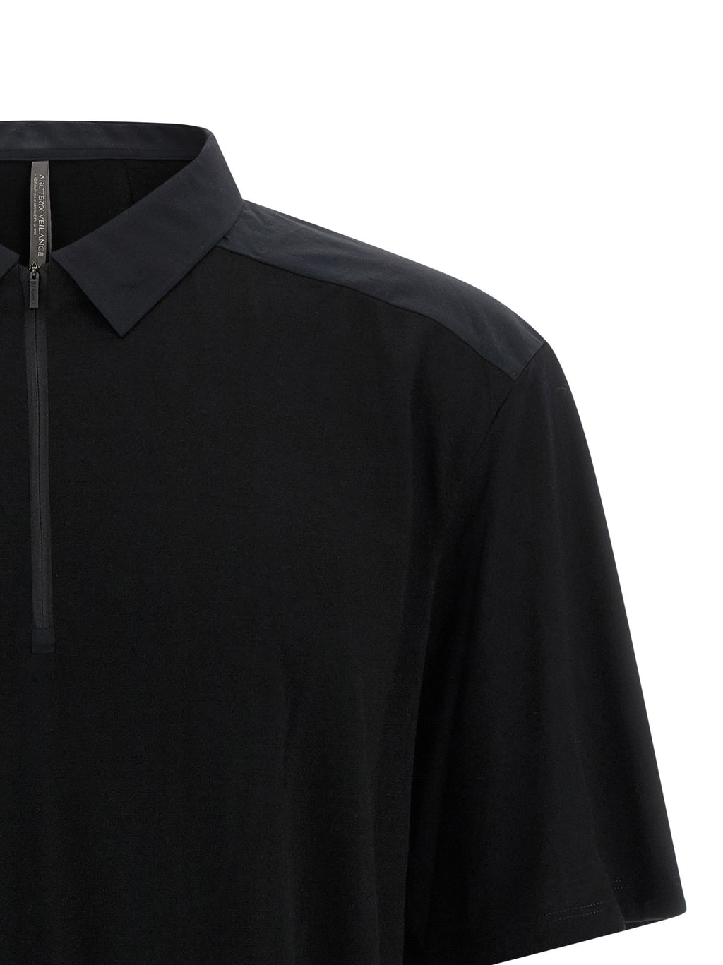 Arc'teryx Veilance Black Wool Polo Shirt