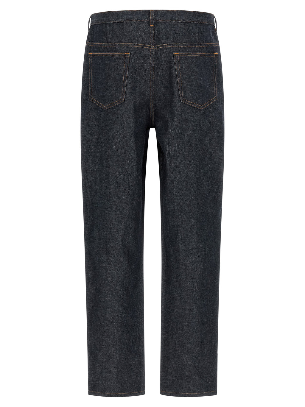 A.P.C. Blue Cotton Relaxed Fit Jeans