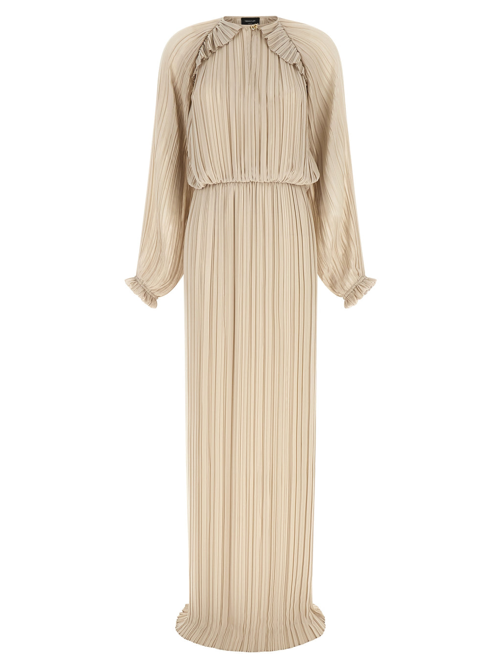 Fabiana Filippi Beige Polyester Long Dress