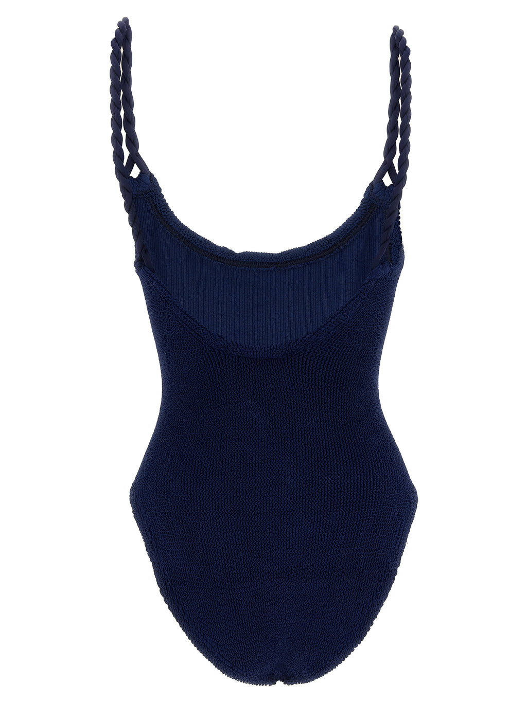Hunza G Blue Polyamide One-Piece Swimsuit