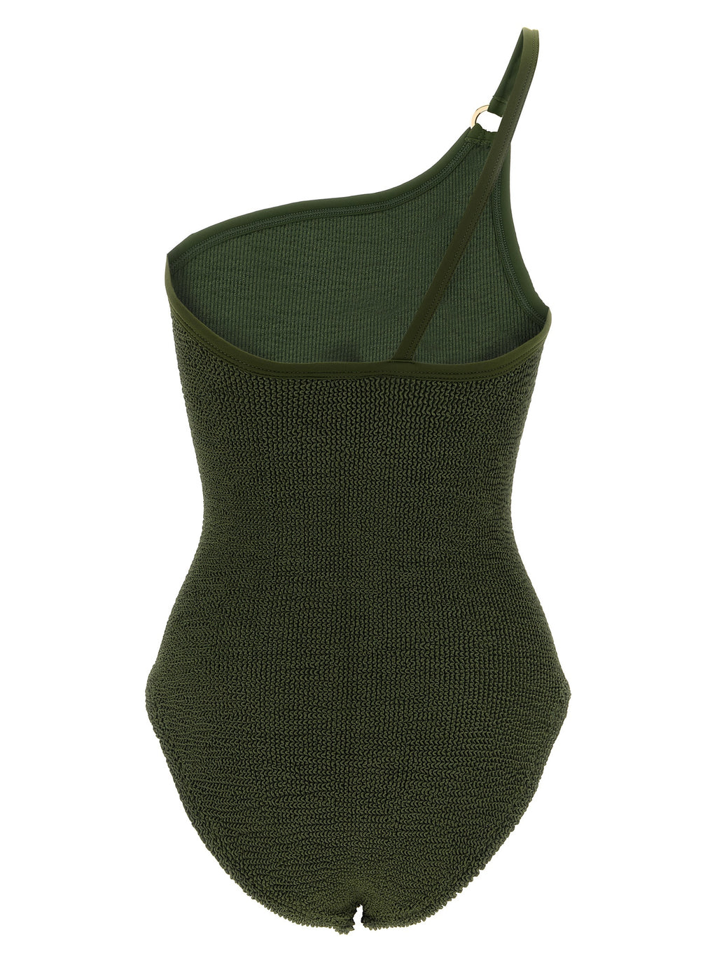 Hunza G Bicolor Polyamide One-Piece Swimsuit