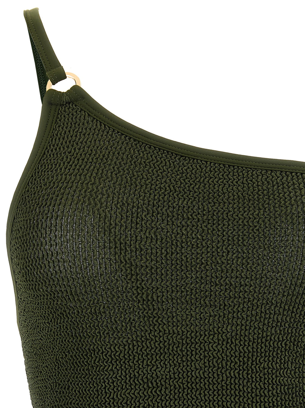 Hunza G Bicolor Polyamide One-Piece Swimsuit