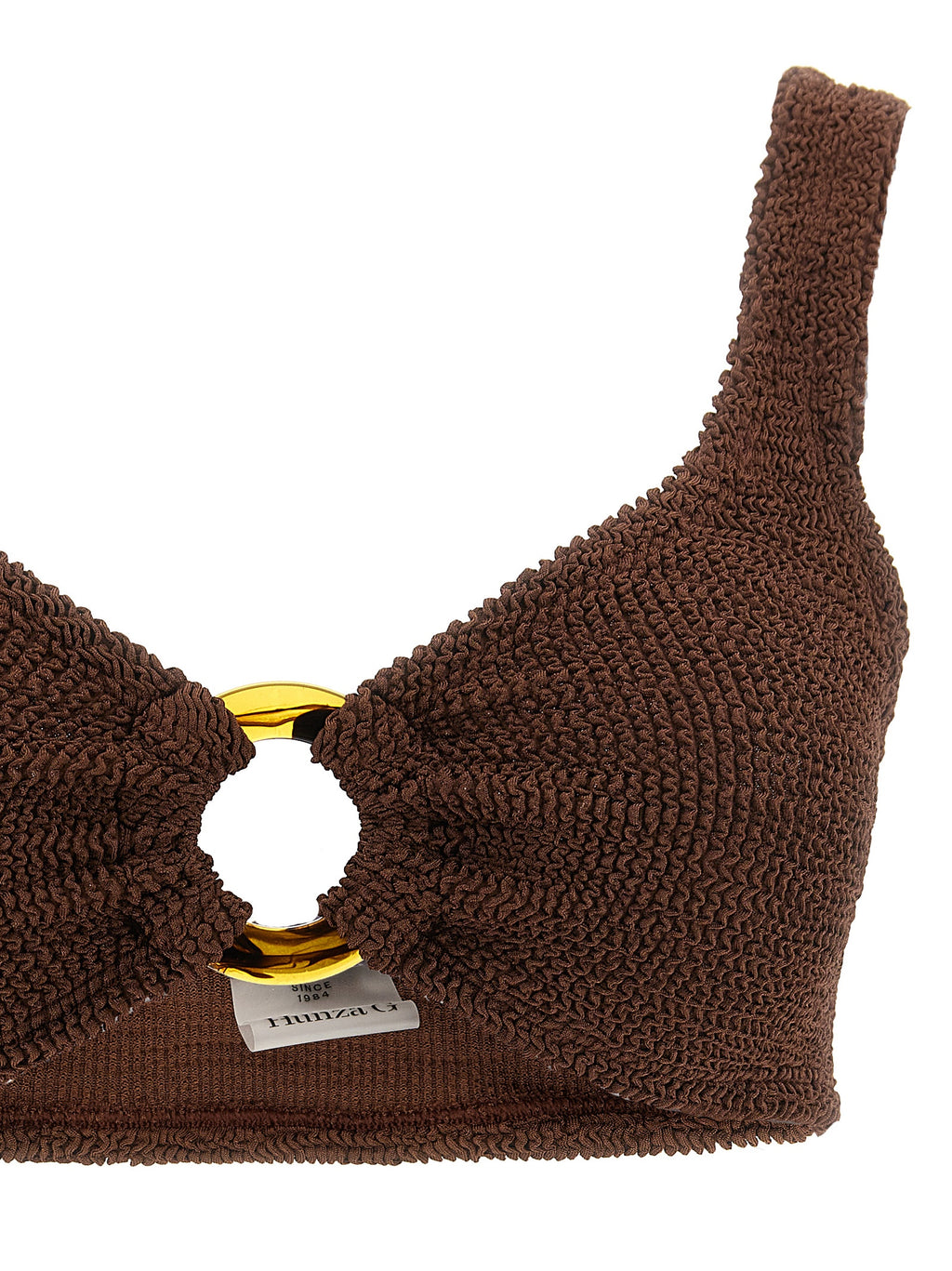 Hunza G Brown Polyamide Bikini