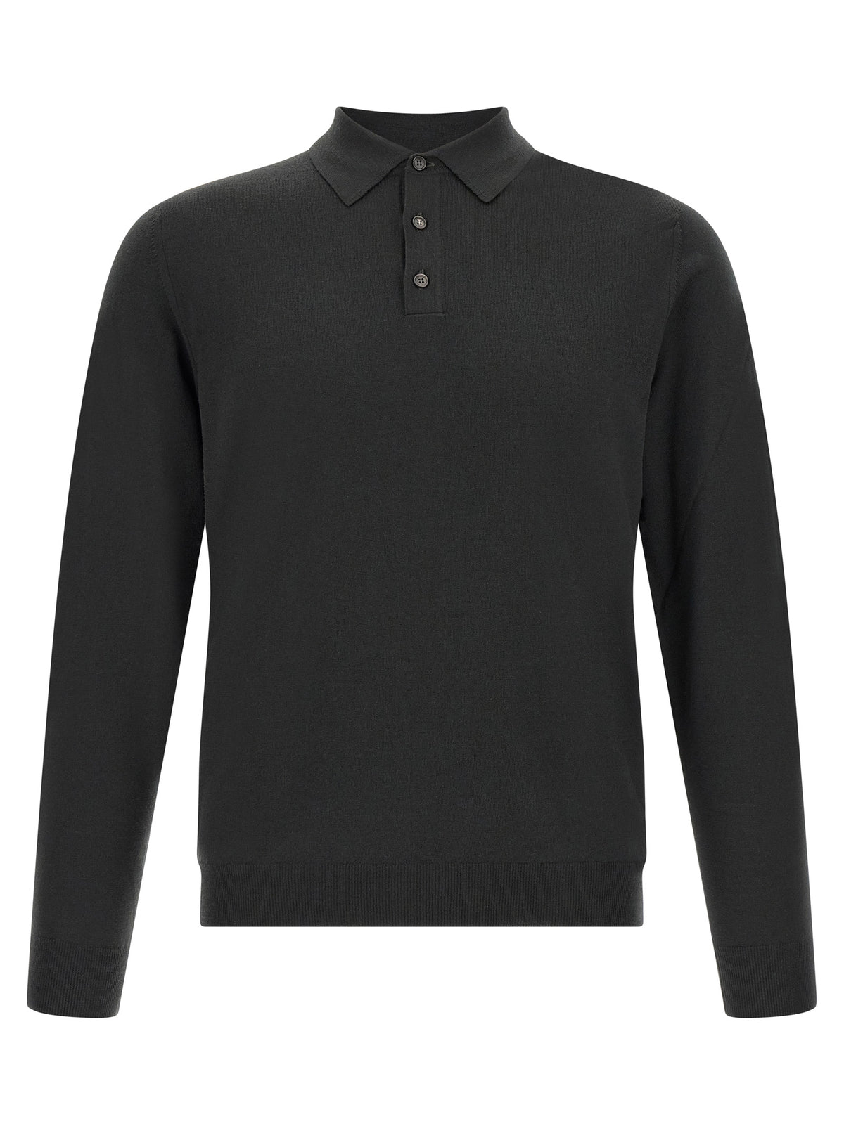 ZANONE Bicolor Virgin Wool Polo Shirt