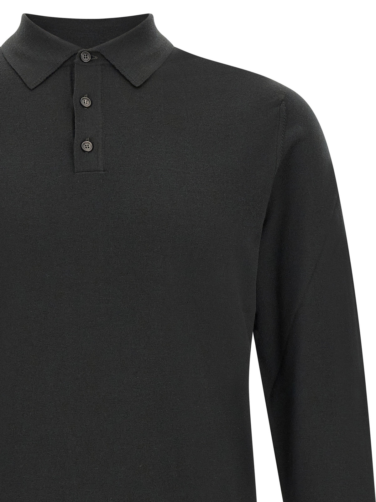 ZANONE Bicolor Virgin Wool Polo Shirt
