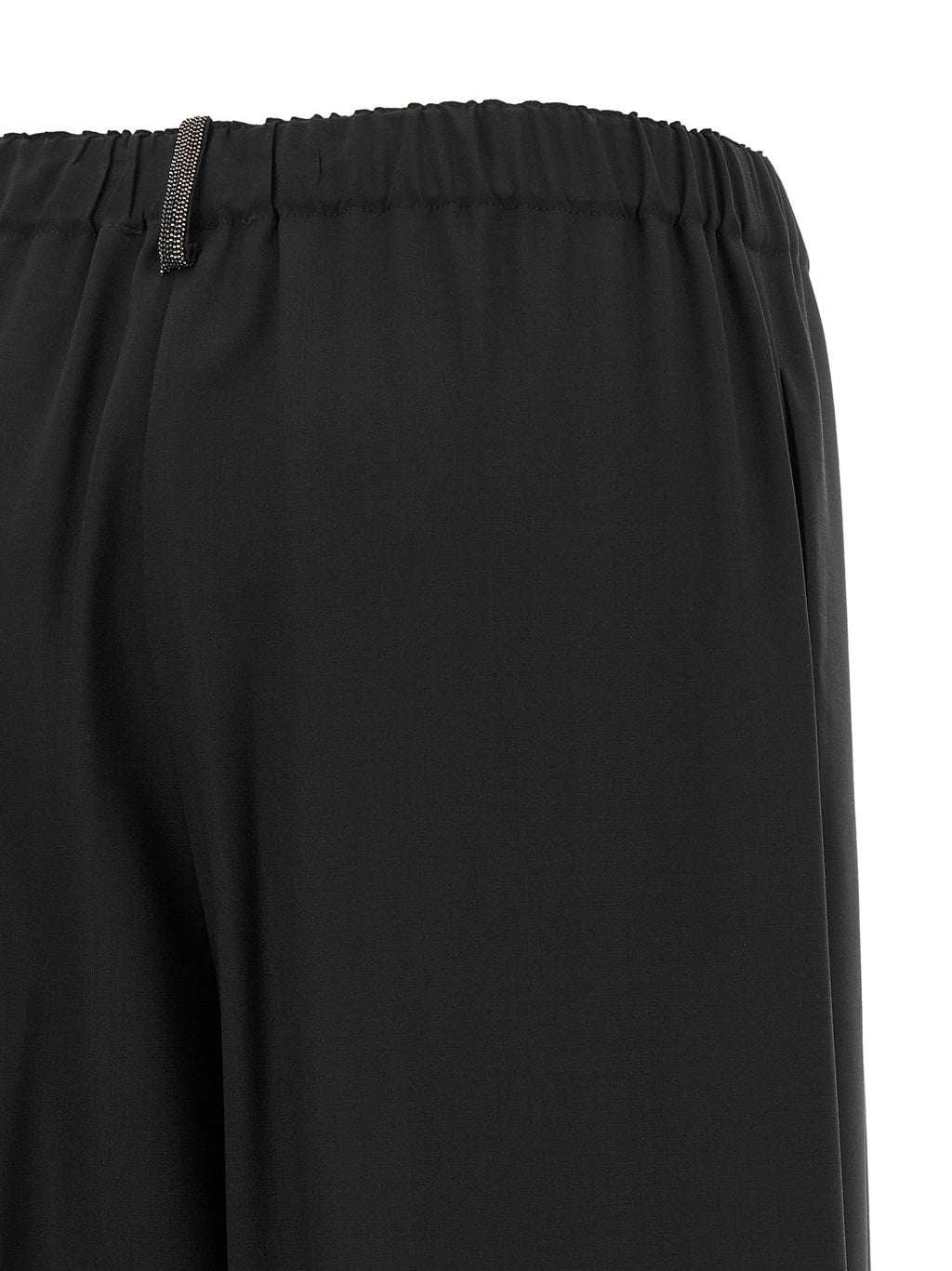 Fabiana Filippi Black Virgin Wool Casual Pants