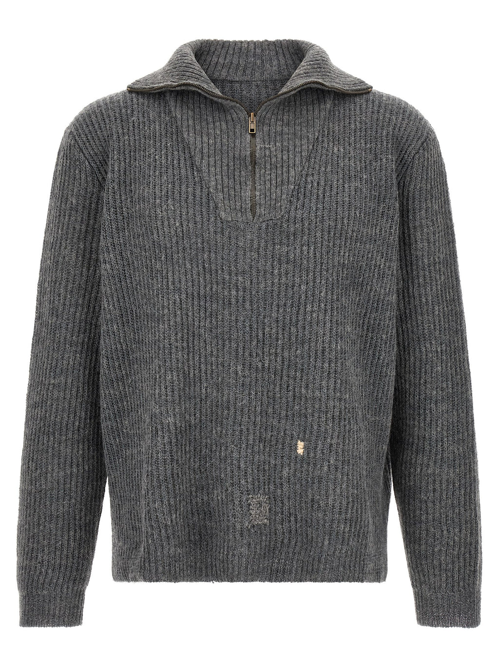 Maison Margiela Gray Linen Cardigan