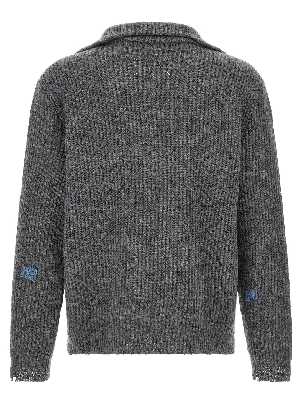Maison Margiela Gray Linen Cardigan