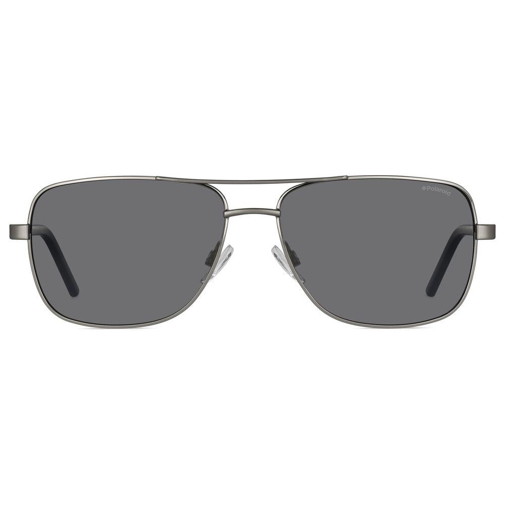 Polaroid Black Metal Sunglasses